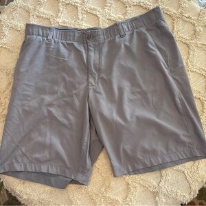 Under Armour Shorts Mens 40 Gray UA Matchplay Performance Golf Heat Gear